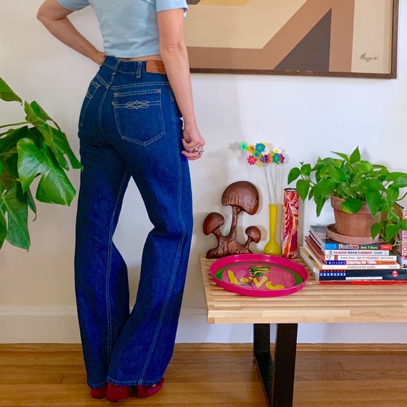 Vintage 70s Levi’s Movin On unisex jeans 30x30 - Picture 4 of 8